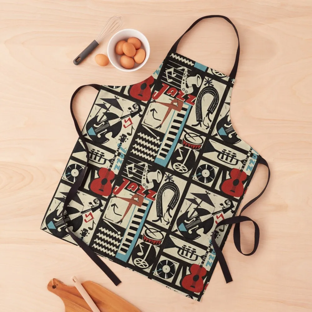 

the jazz rythm (full version) Apron Woman Kitchens For Women Kitchen japanese style Apron