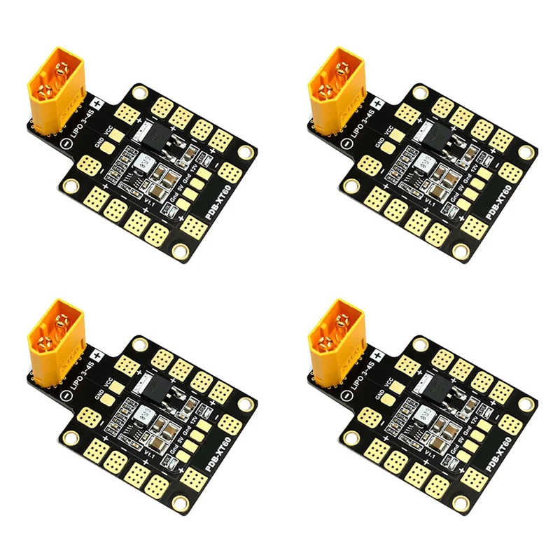 

Плата распределения питания B24C-4X для Matek Systems PDB с разъемом XT60 и BEC 5В/12В для квадрокоптера QAV250 RC FPV, мультикоптера, дрона