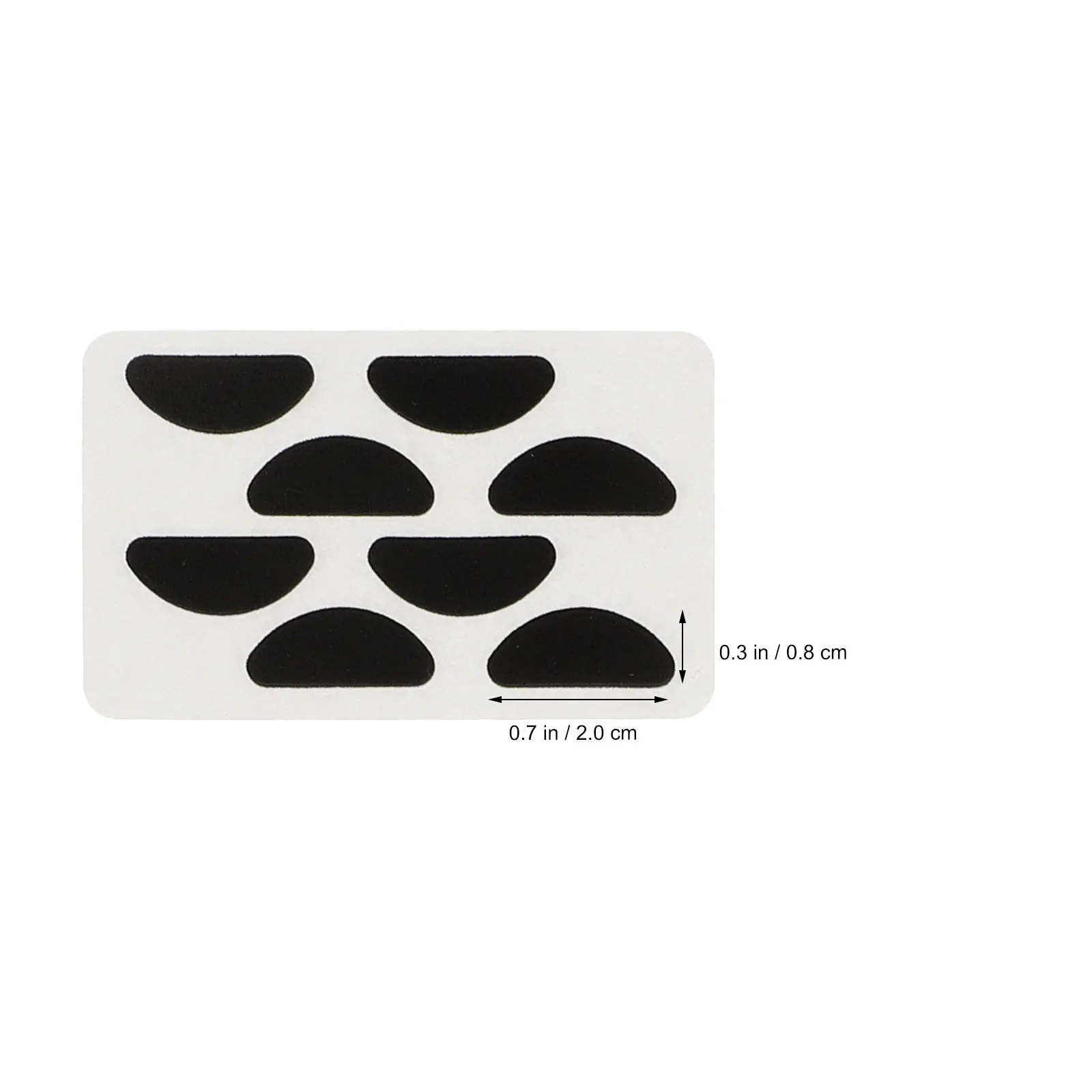 40Pairs Soft Sponge Nose Pads Eyeglass Nose Cushion for Optical Frames Anti-Skid Adjustable Height Comfortable Long Wear