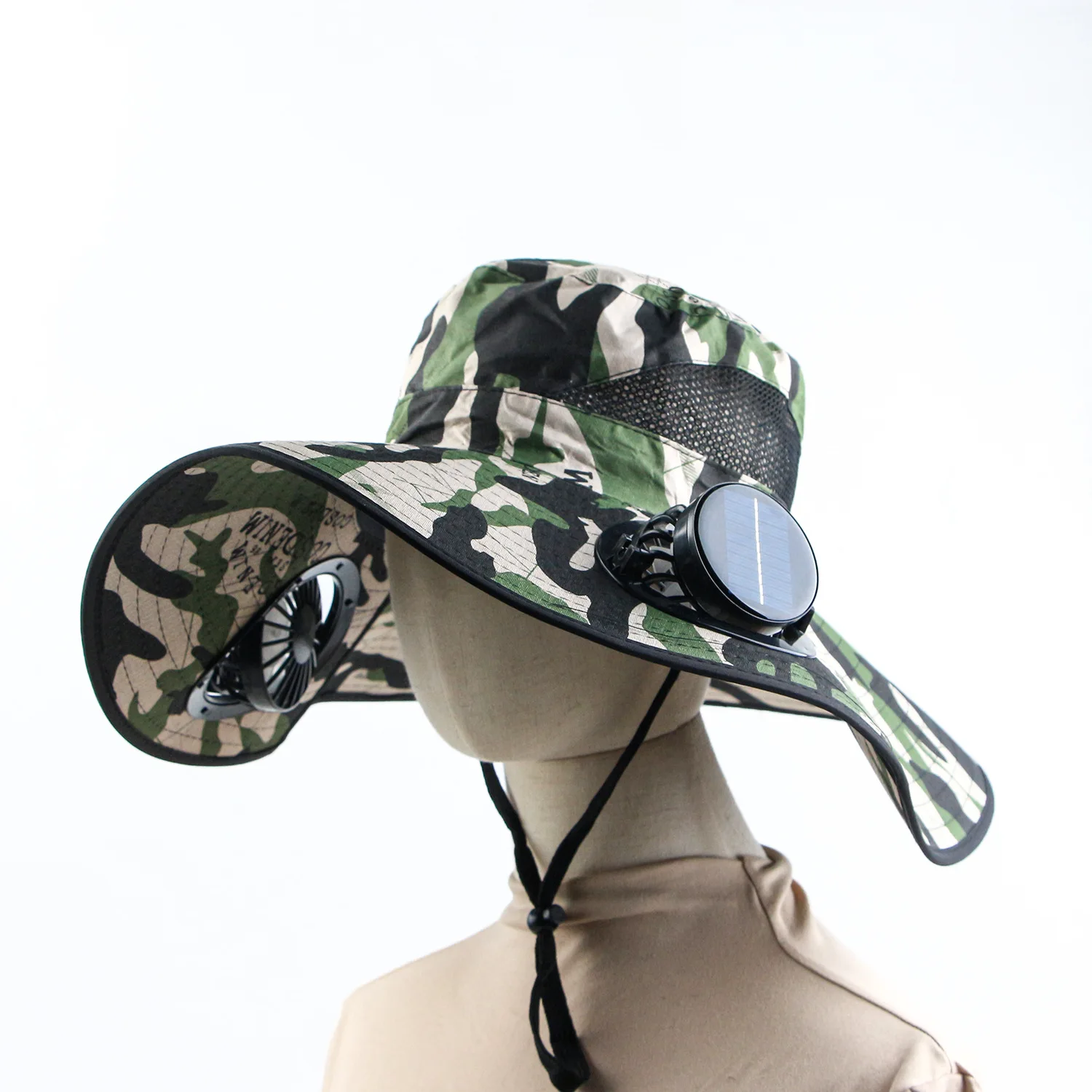 2025 الشمسية مروحة التمويه قبعة الرجال الصيف الصيد Ha t قناع ها t كبير الطنف H في الشمس حماية Ha t في الهواء الطلق قبعة بحافة