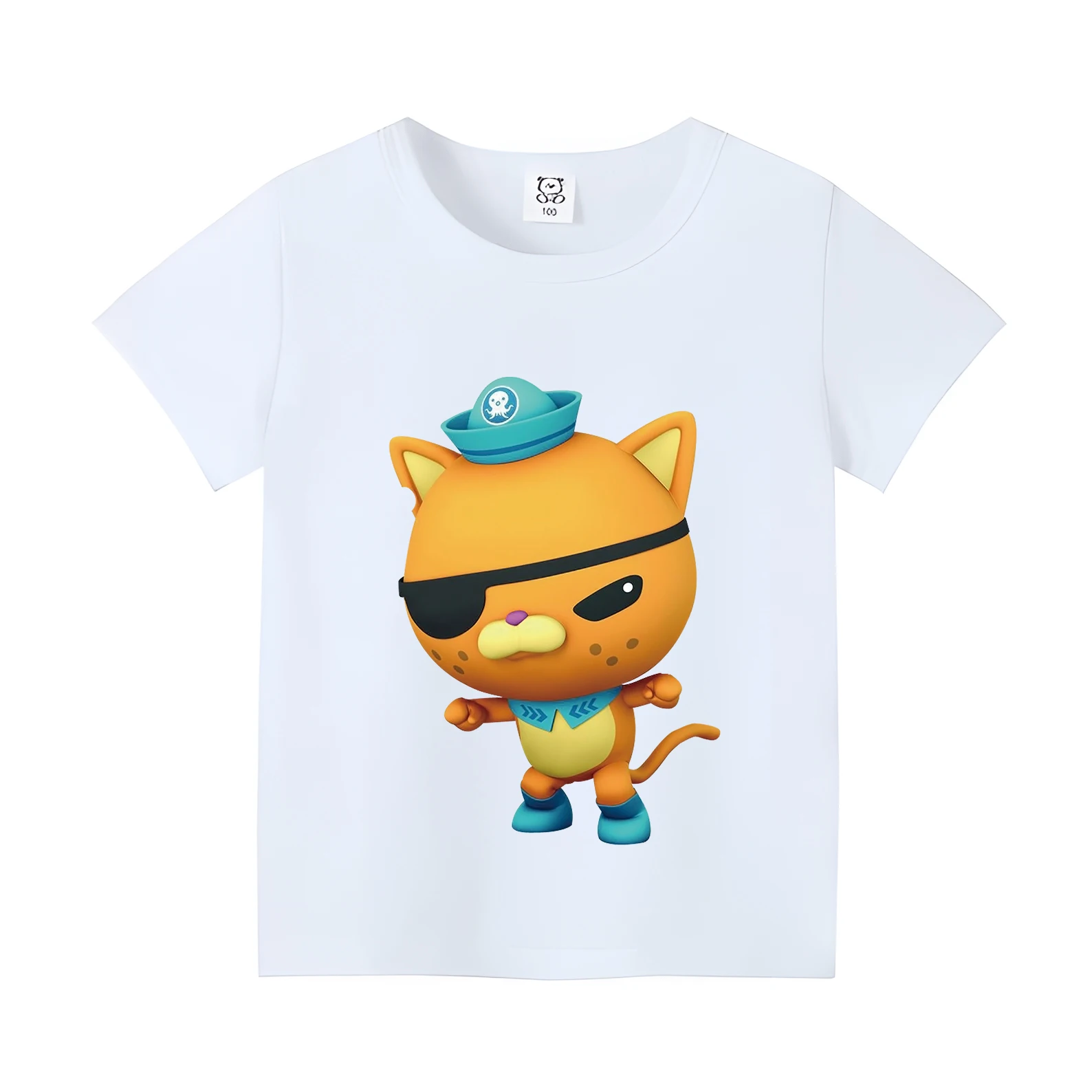 The Octonauts Summer Children's T-shirt Duck100% Cotton Boys Clothes Stitch 2024 Kids Clothes Girls T-shirts for Children Brands