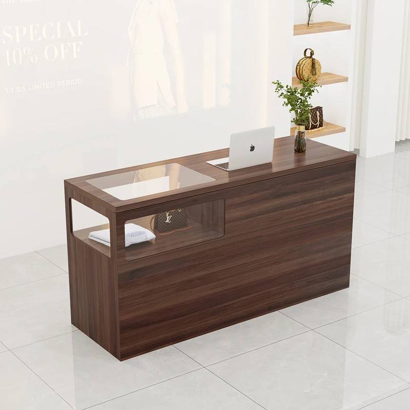 Luxury Executive Reception Desk Office Furniture Help Front Salon Beauty Institute Counter Bancone Reception Entrances Modern