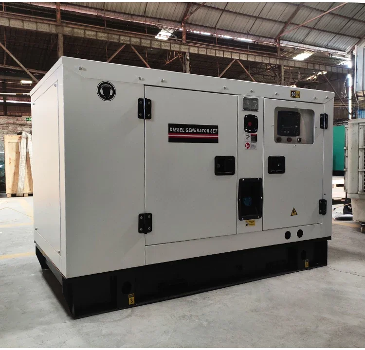 القوة الصناعية الذكية 24KW 30KVA مجموعة مولدات الديزل الصامتة محرك ريكاردو مستوى عال من الأتمتة لمصنع التصنيع