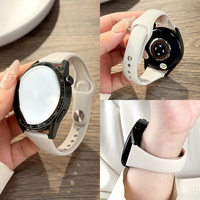18mm 20mm 22mm Band For Samsung Galaxy watch FE/7/6/5/pro/4 Classic Silicone bracelet Huawei watch GT 4-5-3-2e 41 45 46mm strap