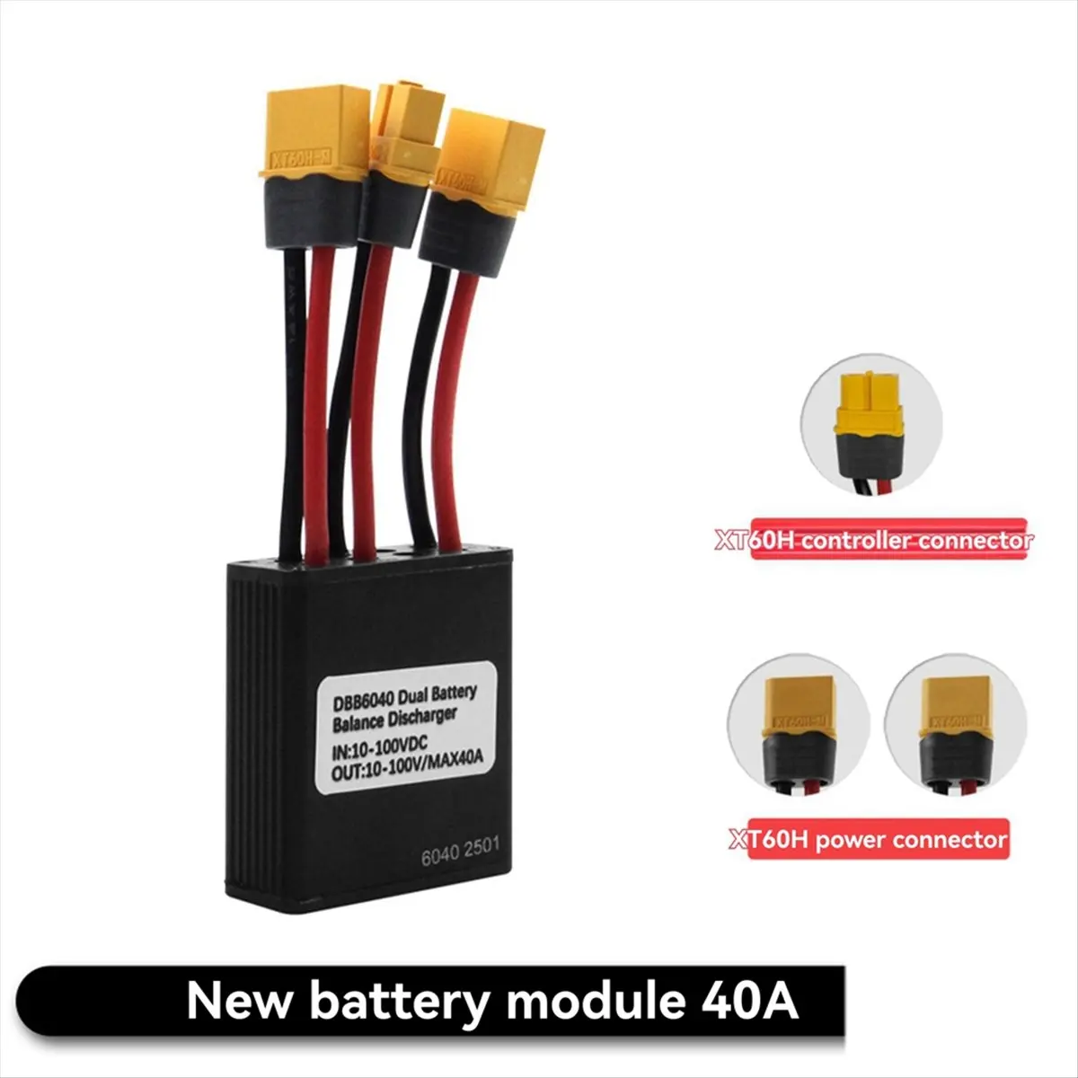 【ELEVATE LIFE】10-100V 40A 2000W E Bike Battery Module Single Discharge Dual Battery Management System Module Ebike Accessories