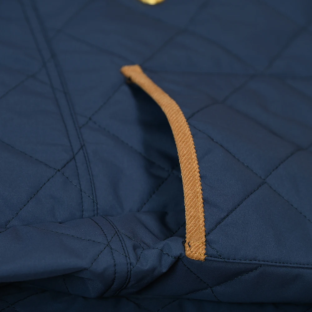 Jaet – manteau en coton léger pour femme, manteau à col Simple brodé à carreaux, Tube droit Long, pour les déplacements, nouvelle collection hiver