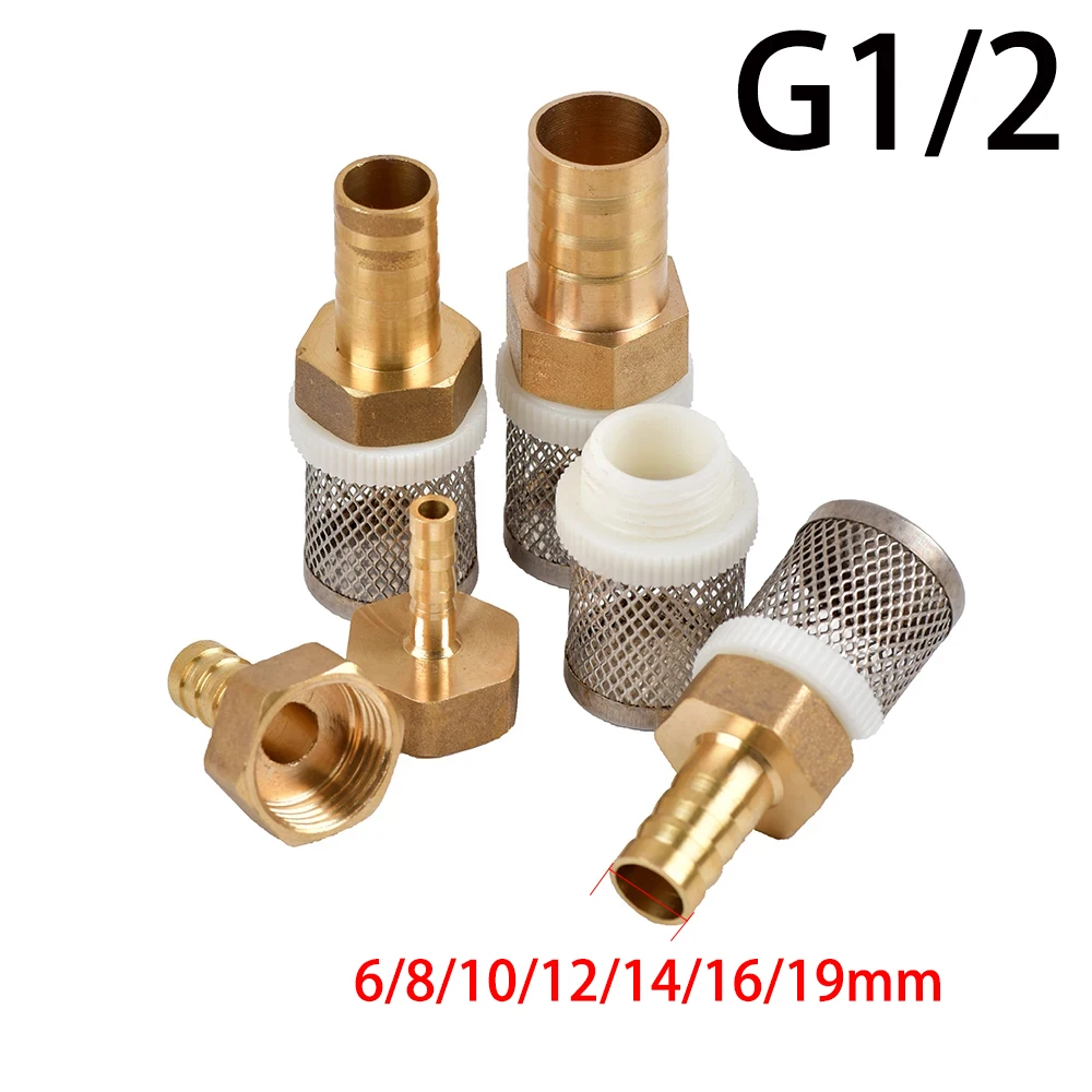 6-19mm Schlauchfilter Edelstahl-Netzsieb Gartenbewässerung Autowäsche Aquariumfilter Wasserpumpen-Filtervorrichtung