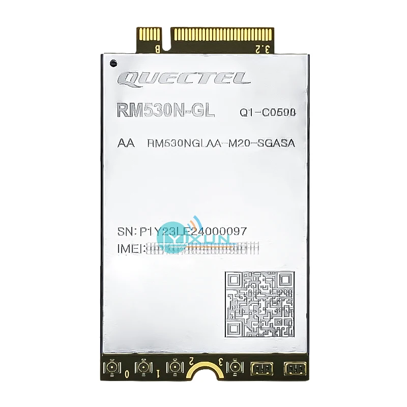 Quectel RM530N-GL 5G 4G 3G LTE-A Multi-mode Sub-6G mmWave M.2 Module Multi-constellation GNSS Receiver 3GPP R16 4.5Gbps