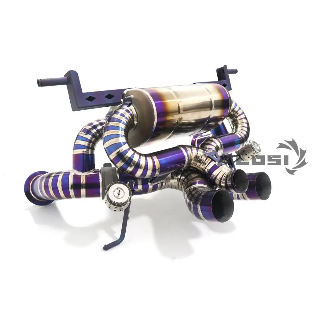 

Catback Exhaust System for Lamborghini Aventador LP700-4 LP740 LP750 2011+ Titanium Muffler with Valve Racing Exhaust Pipe