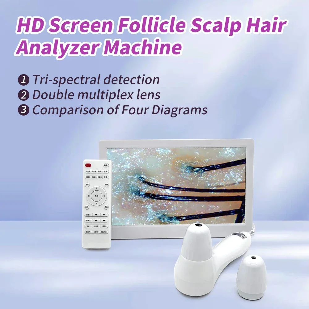 2026/Handheld High Quality HD Hair Follicles Scalp Scanner Detector Hair  / And Scalp Hair Analysis Machine