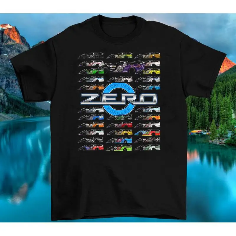 

Бавовняная черная полноразмерная футболка Zero Forever MM704