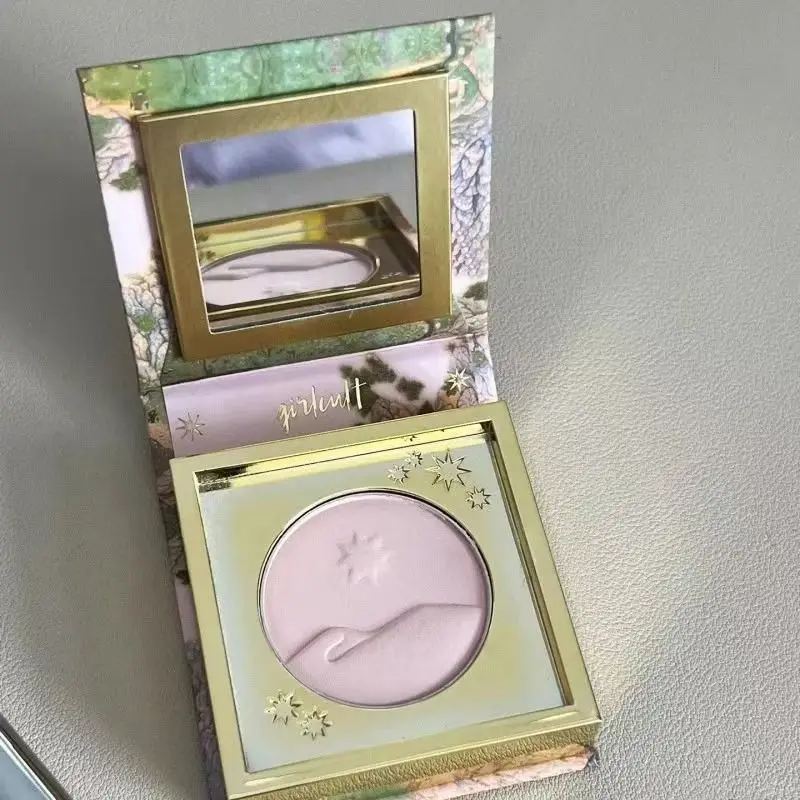 ガールカルト マウンテン シー ハイライト ピーチ ブロッサム ランド ムーン シー マット フェイス ブライトニング ブラッシュ パウダー 3in1