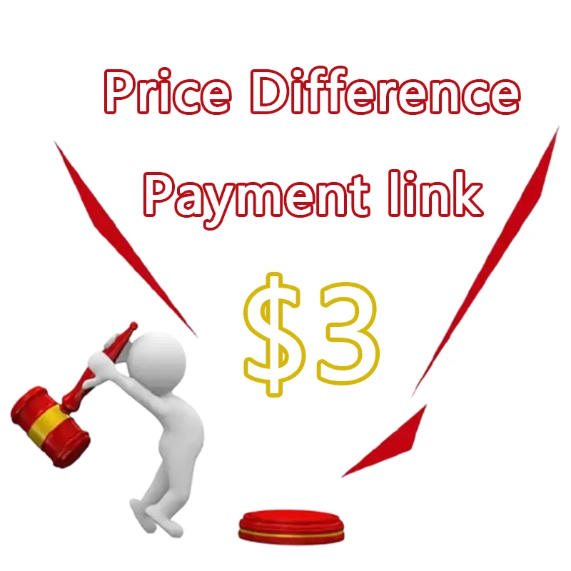 Custom Embroidery 3USD Differential Payment Link