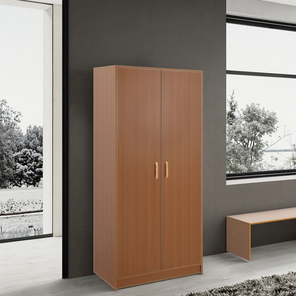 خزائن وخزائن خشبية مخصصة لغرفة النوم، منظم خزانة ملابس حديث متعدد الطبقات لفراش الملابس #6