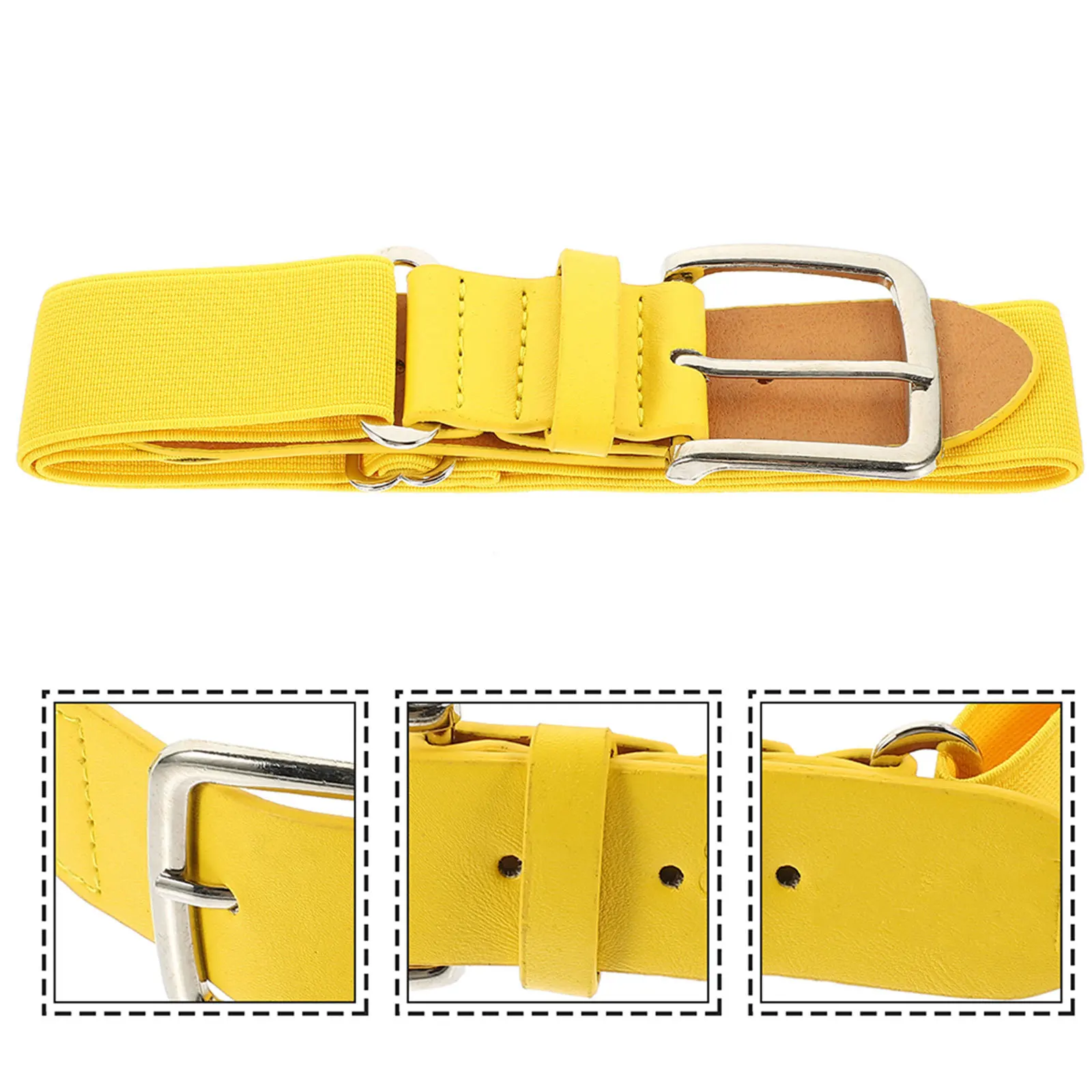 2 قطعة حزام بيسبول مرن قابل للتعديل من البولي يوريثان حزام رياضي قابل للتمدد للأنشطة الخارجية حزام بيسبول للرجال أحزمة البيسبول