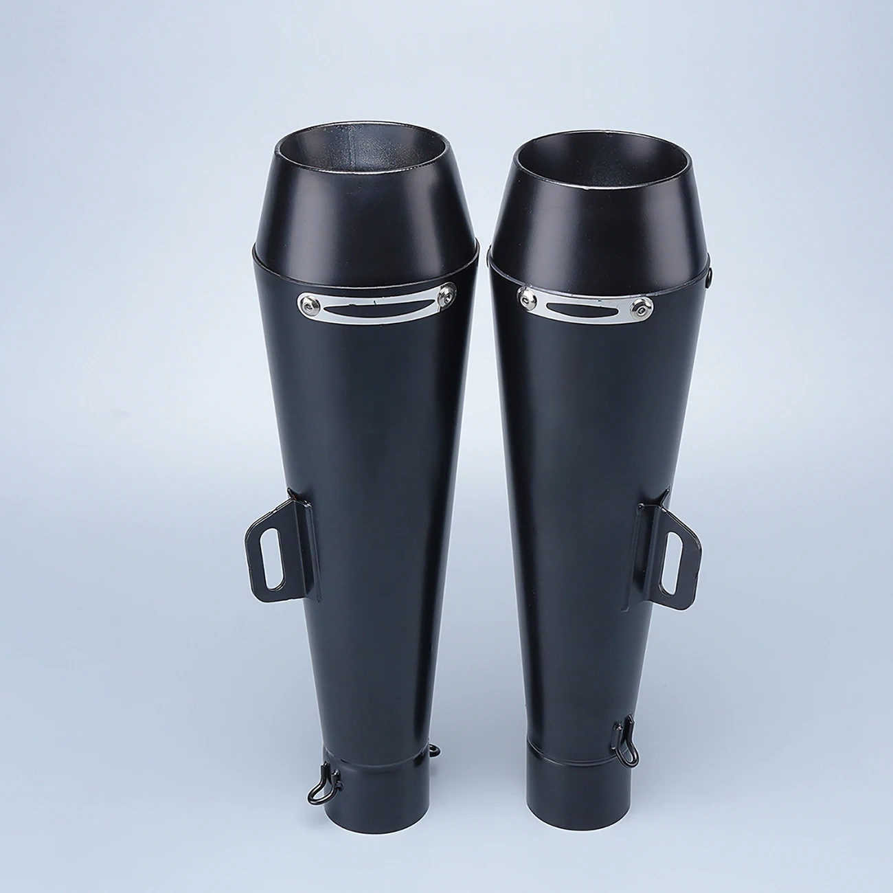 

51mm Slip-On Dual Tube Motorcycle Exhaust Pipe For Dirt Bike Motocross Scooter