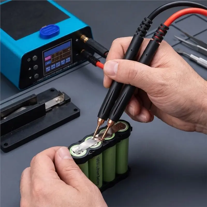 WCS-Dual Pulse Supercapacitor Spot Welder 3 Gears Adjustable Portable Battery Spot Welding Pen 5500W For DIY Battery