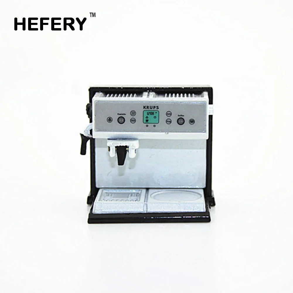 

1/12 миниатюрные аксессуары для кукольного домика, мини-металлическая кофемашина, модель игрушки для украшения кукольного дома