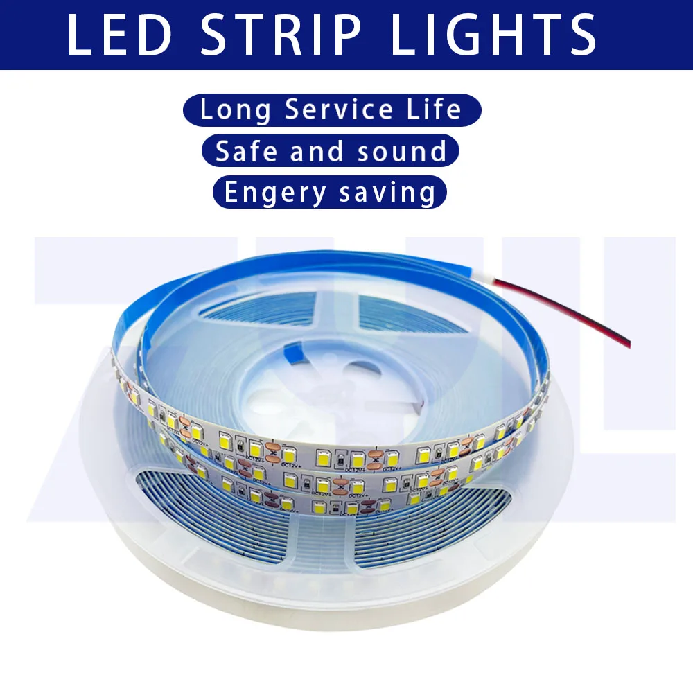 strip light controller 12V smart mirror LED Strip Light Ultra Brightness CCT dimmable 120LEDs/m SMD 2835 8mm 3000K