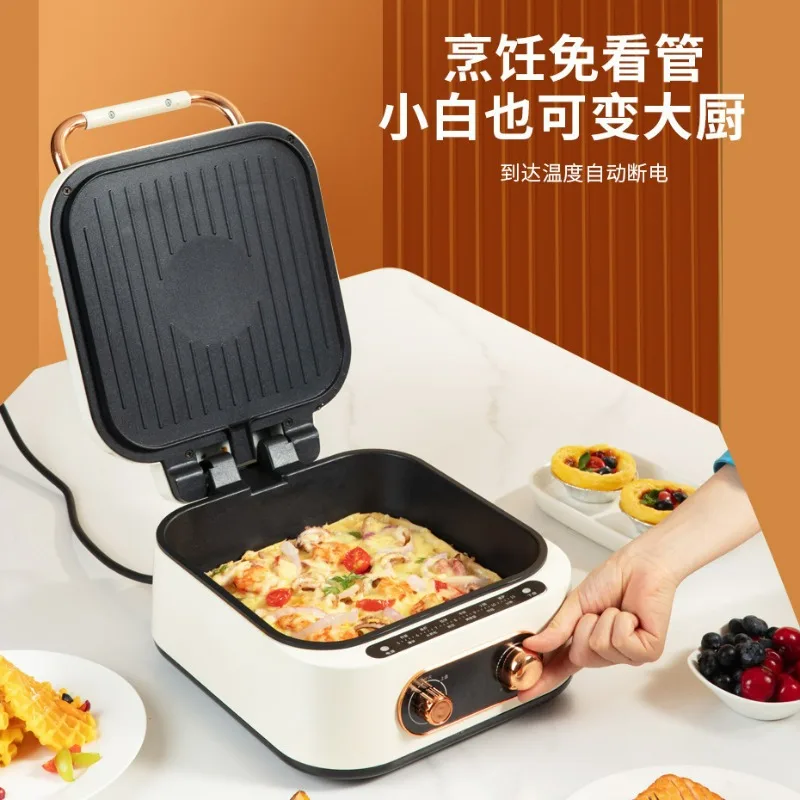 suspended deep electric pancake maker double side heating non stick multifunctional grill pan