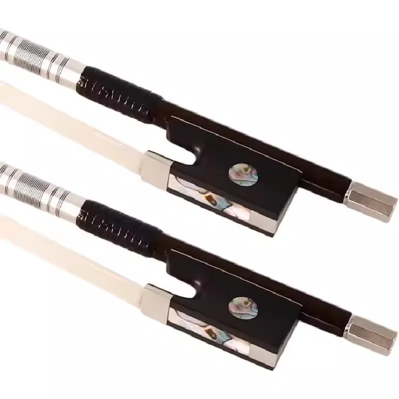 Carbon Fiber Violin Bow Professional Grade for Beginners and Advanced Players, 4/4 Size, Cello Bow Compatible