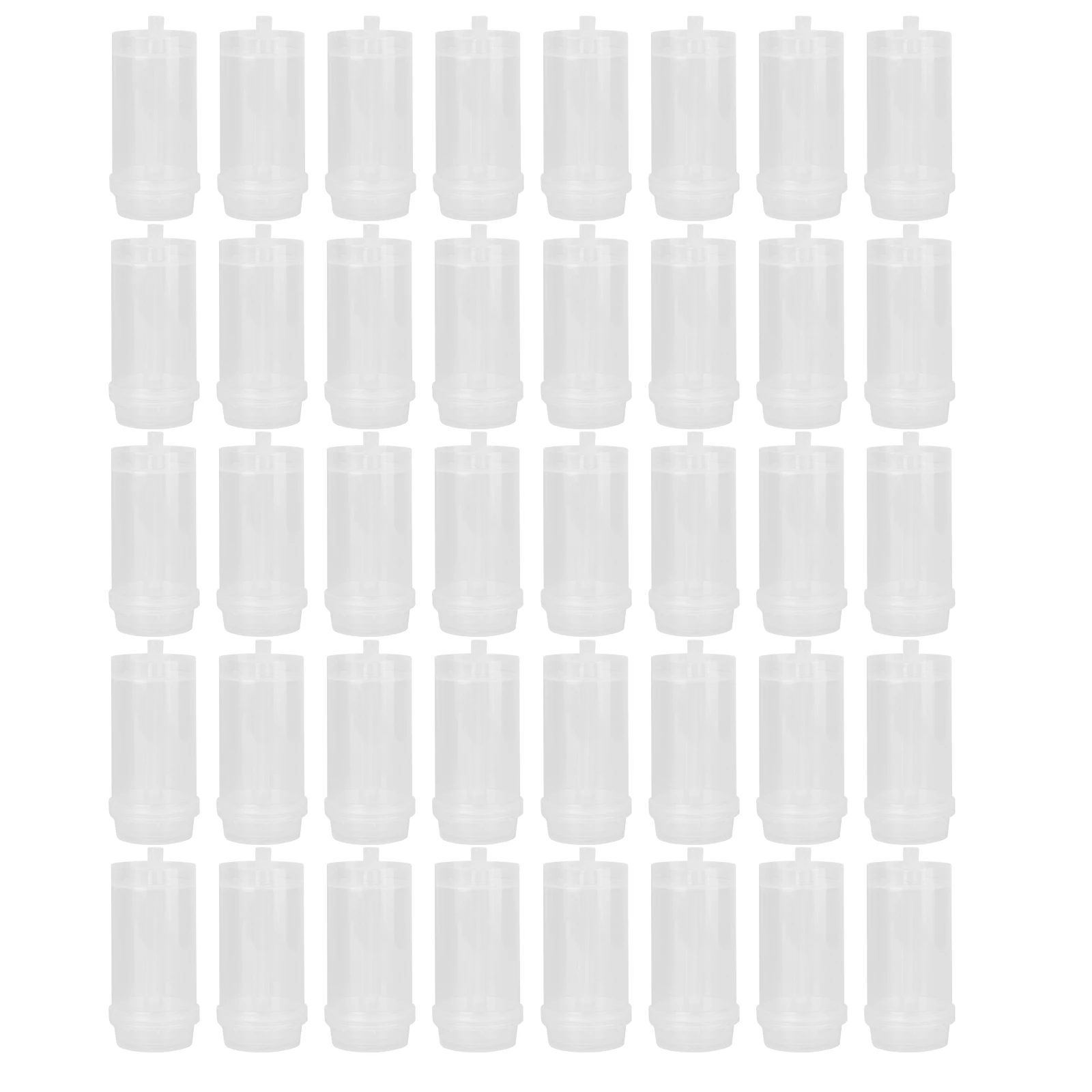 

20pcs Cake Tube Mold Cylinder Push Up Container For Baking Cheesecake Jelly Ice Cream Food Safe Plastic Pushable Holder Pops