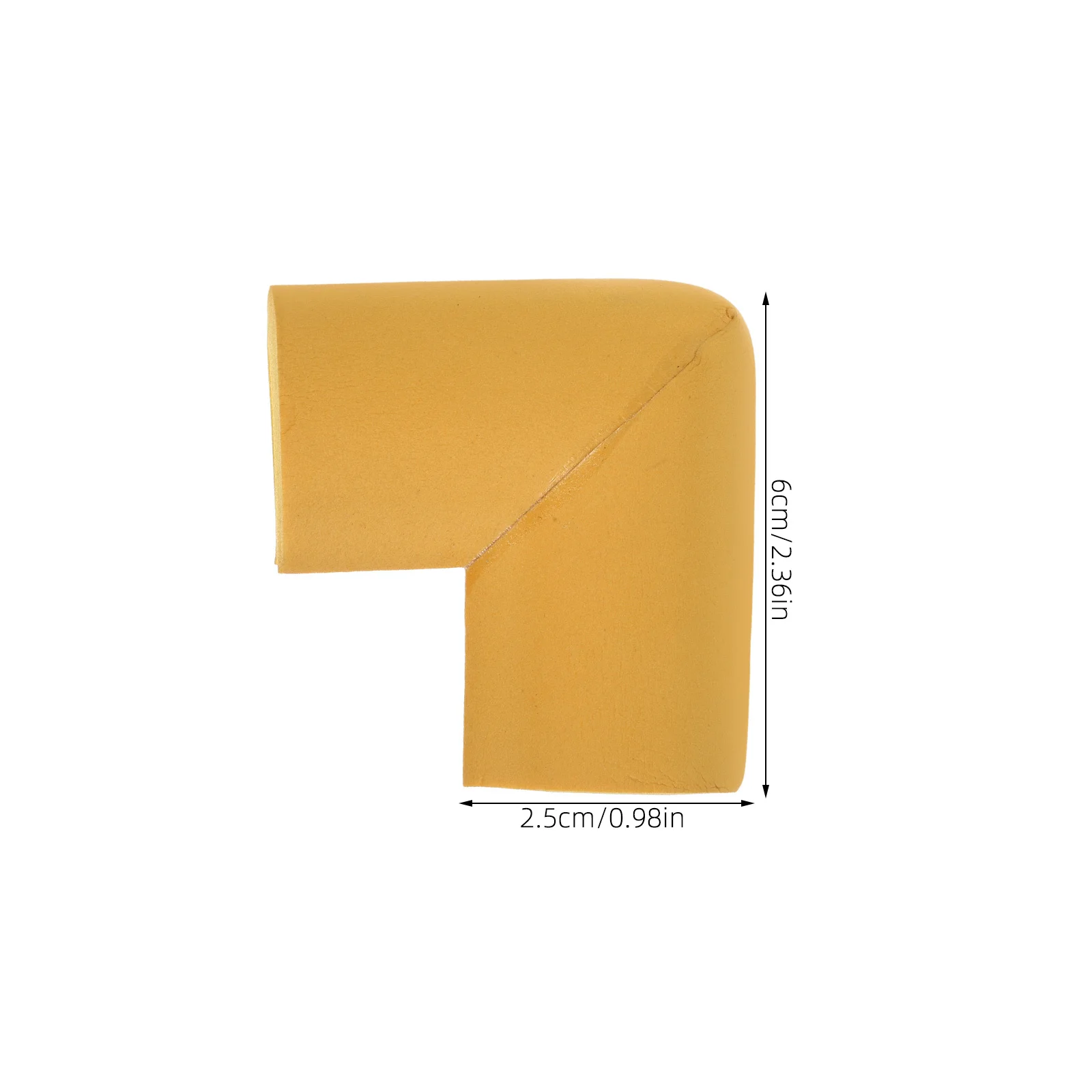 24 قطعة من واقيات زوايا الرغوة حافة التعبئة والتغليف البني NBR امتصاص الصدمات الفنية إطار الصورة الحرس سهلة التركيب