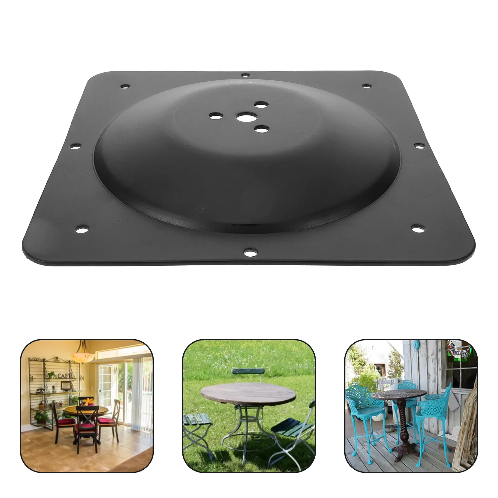 Heavy Duty Table Leg Cross Mounting Plate Excellent Welding Surface Connector Furniture Leg Attachment Plate for Sofa Coffee