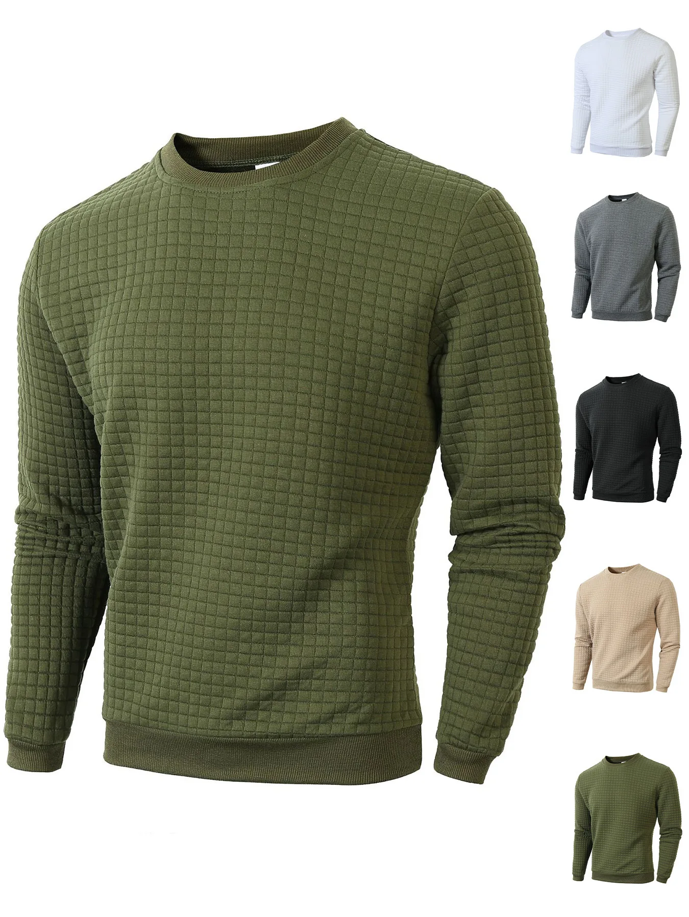 

Мужские худи без капюшона, хлопковые, в клетку, традиционные, классические, теплые, на подкладке, мягкие, удобные, для повседневной носки, офисные, базовые, шерстяные