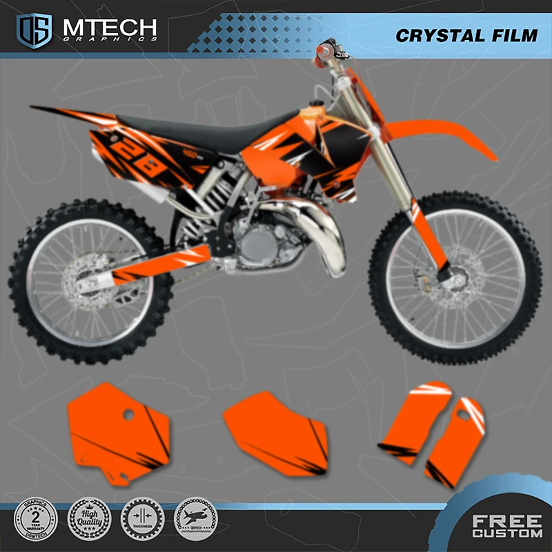 

DSMTECH мотоциклетный графический фон для KTM 125 250 300 350 450 2003 2004 SX SXF 2004 EXC наклейки наборы наклеек 002