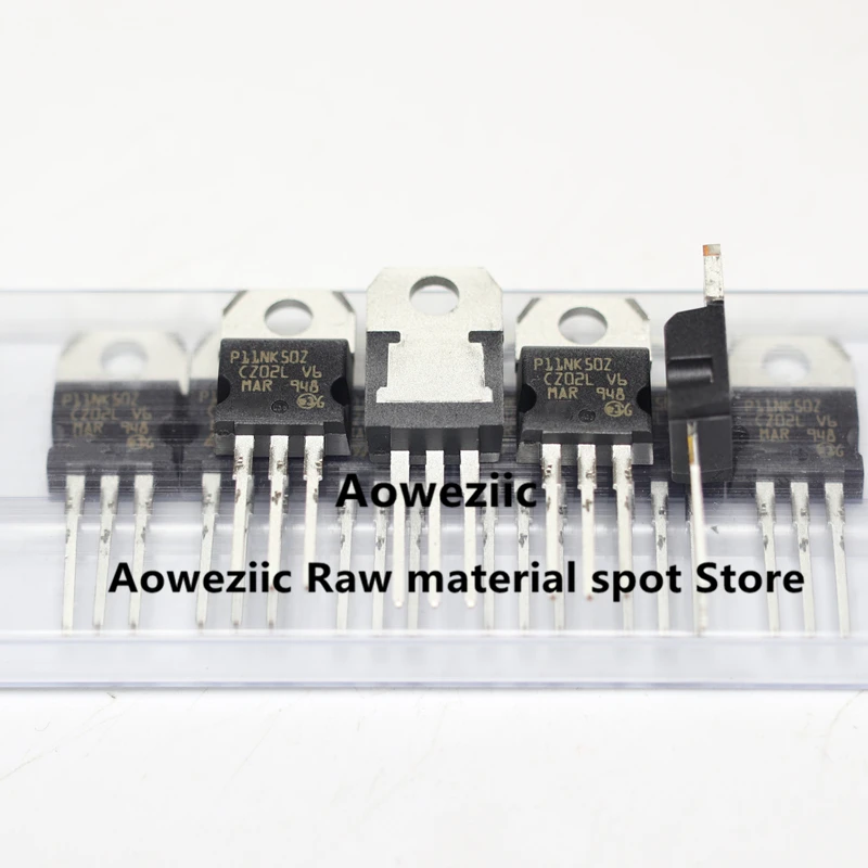 Aoweziic 100% جديد مستورد أصلي STP11NK50Z P11NK50 STP11NK50ZFP P11NK50ZFP TO-220F N-قناة MOS FET 10A 500V