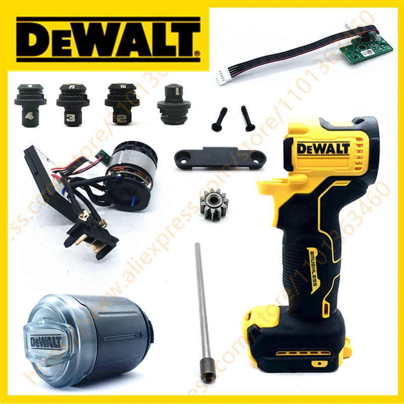 DCF403 FOR DEWALT RIVETER Accessories GEARBOX HOUSING NOSE O-RING PUSHER PCB INSERT SCREW DCF403N
