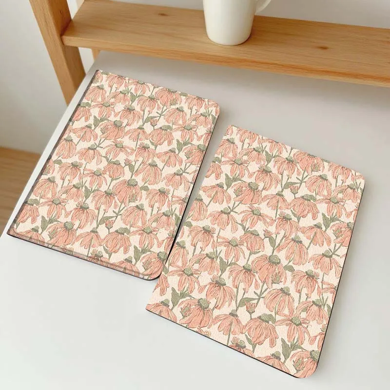 

Cartoon Floral Circle Pattern For Vivo IQOO Pad2 Pad3 Pad5 Air SE Pro 12.1 12.3 13 11.5 11 inch Tablet Case