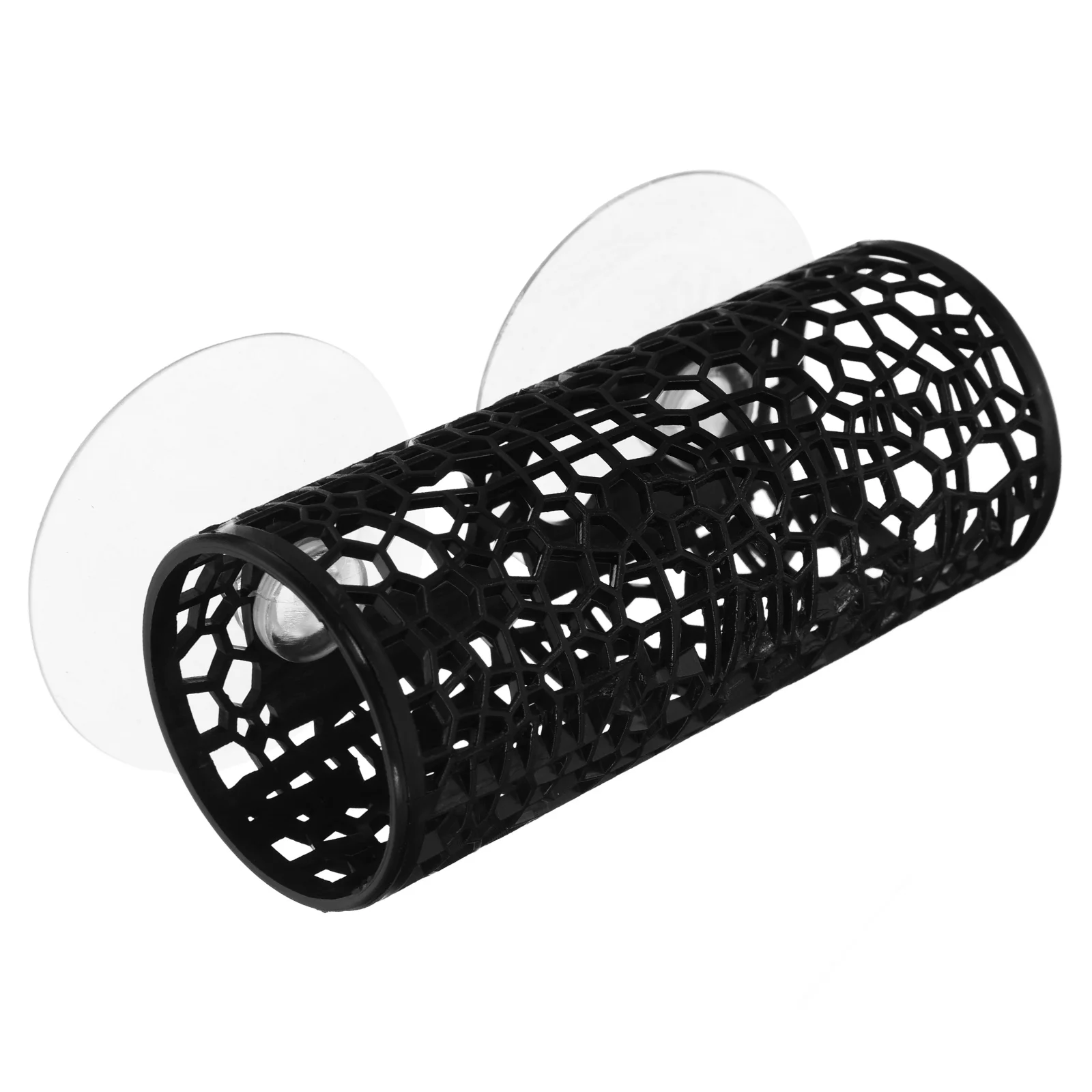 

Fish Tank Decoration Cave Decors Aquarium Hollowed Tunnel Black Abs Accessories