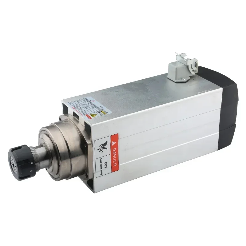 6kw 220 v/380 v pneumatic spindle motor with flange high speed air cooled spindle motor engraving machine woodworking
