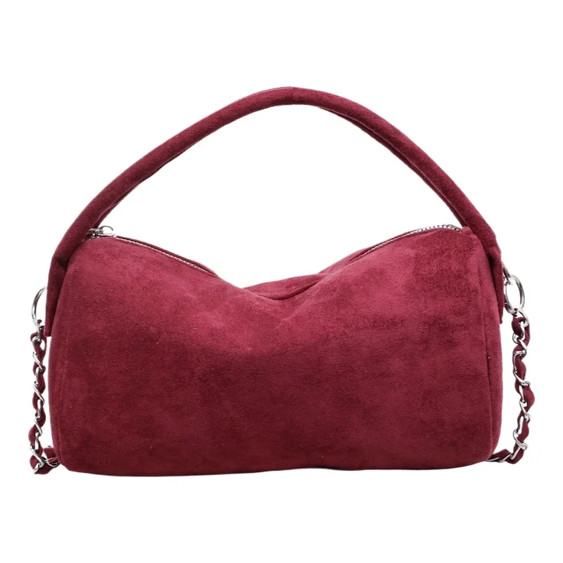 

Women's Suede Shoulder Bag Convertible Crossbody Underarm Top Handle Handbag Adjustable Strap Elegant Casual Daily