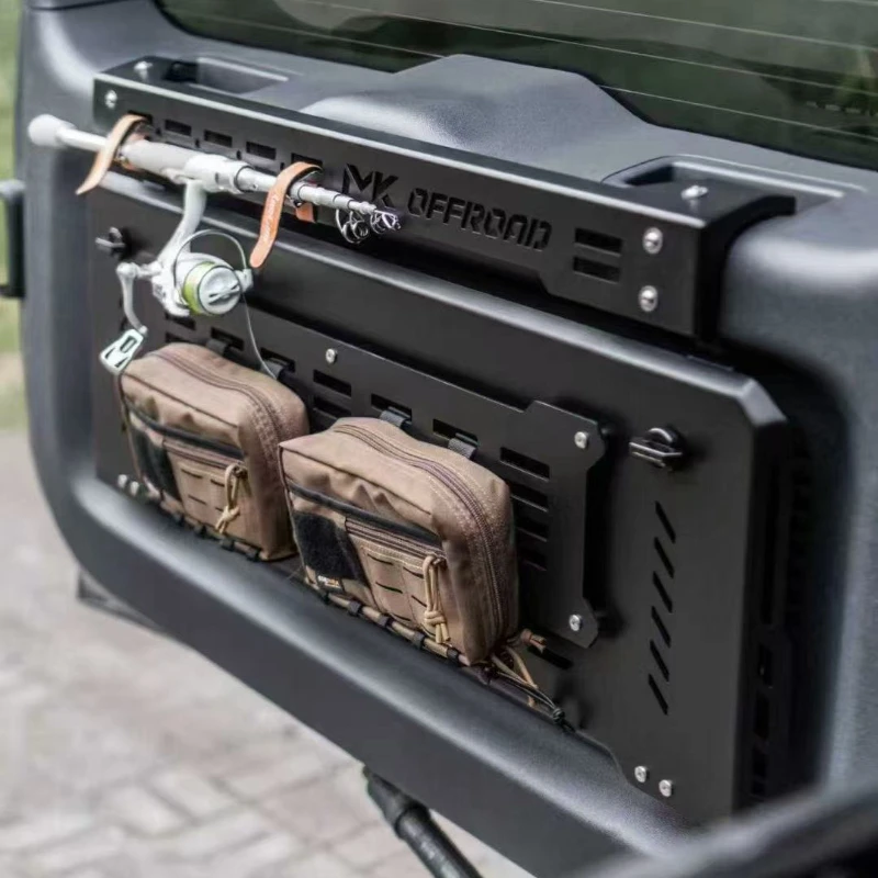 Foldable Car Tailgate Table with Storage