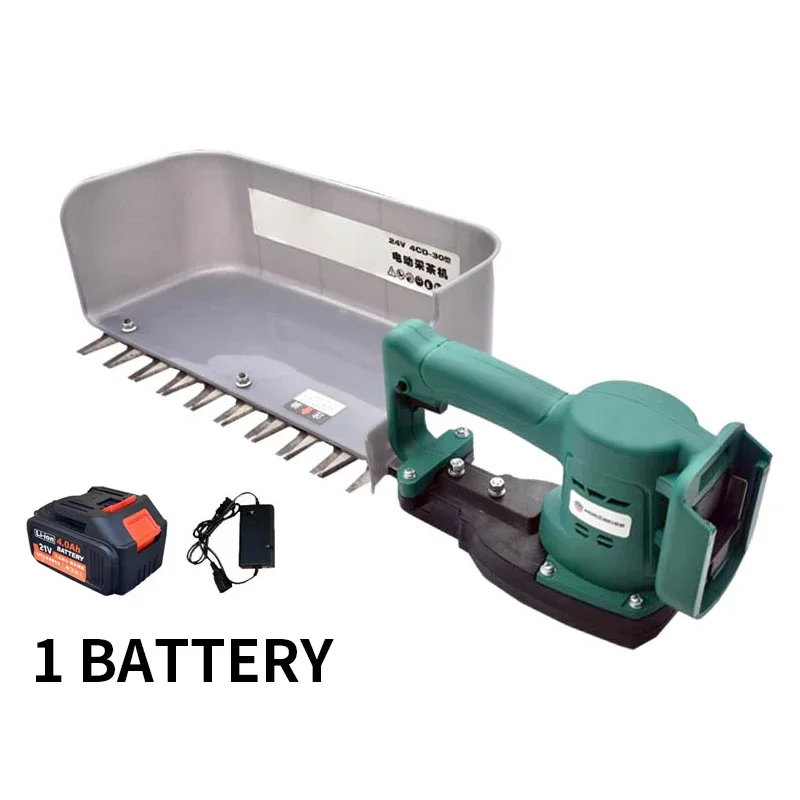 24V Lithium Battery Tea Picker Charging Brushless Electric Trimmer Handheld Household Single Person Tea Picking Machine
