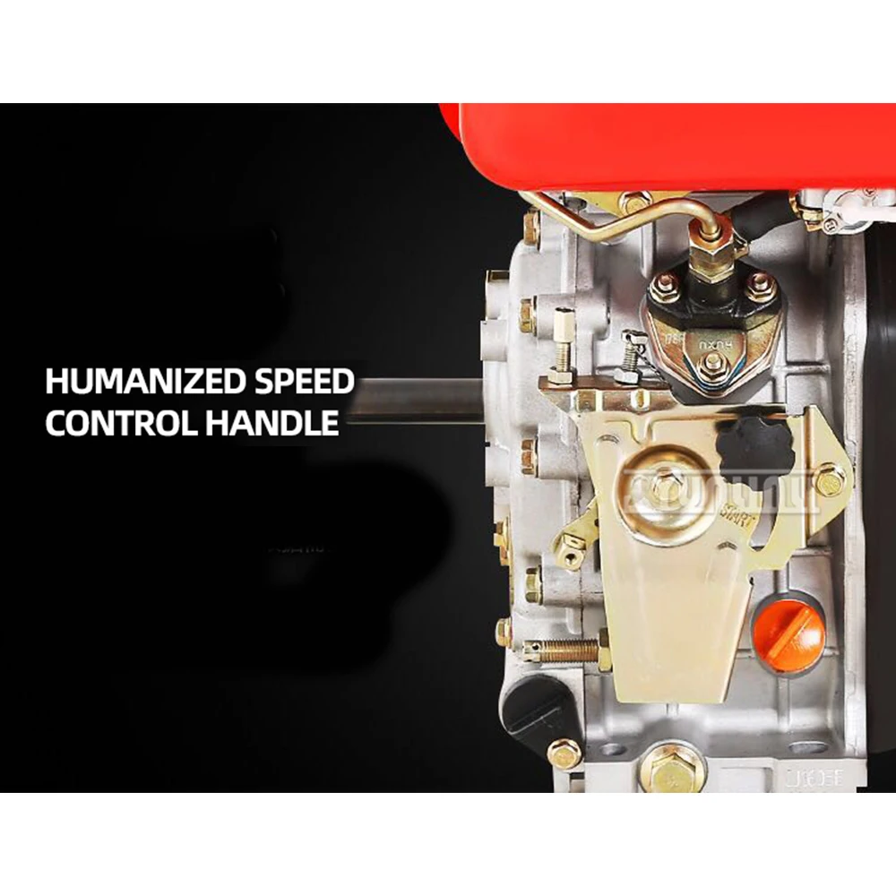 173F Single Cylinder Air Cooled Diesel Engine 280cc 4kw Micro Tiller Generator Power 2025 NEW