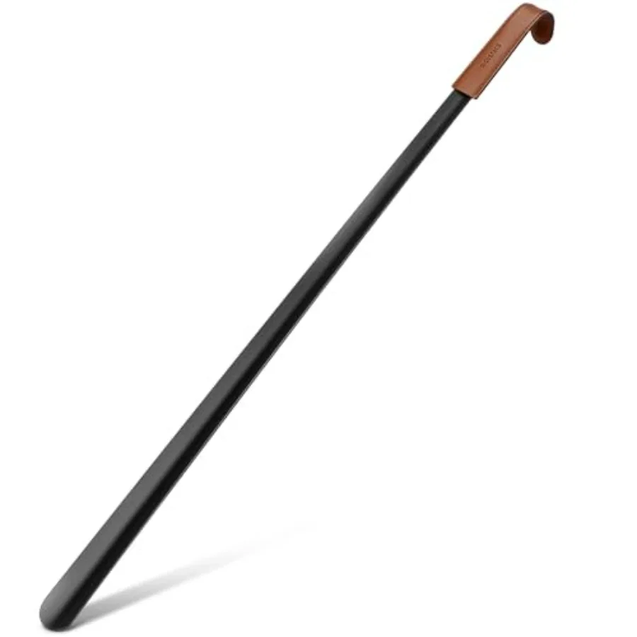

Extra Long Shoe Horn for Seniors Men, Metal Shoehorn Long handle for Boots, Shoe Spoon Helper 31.5''