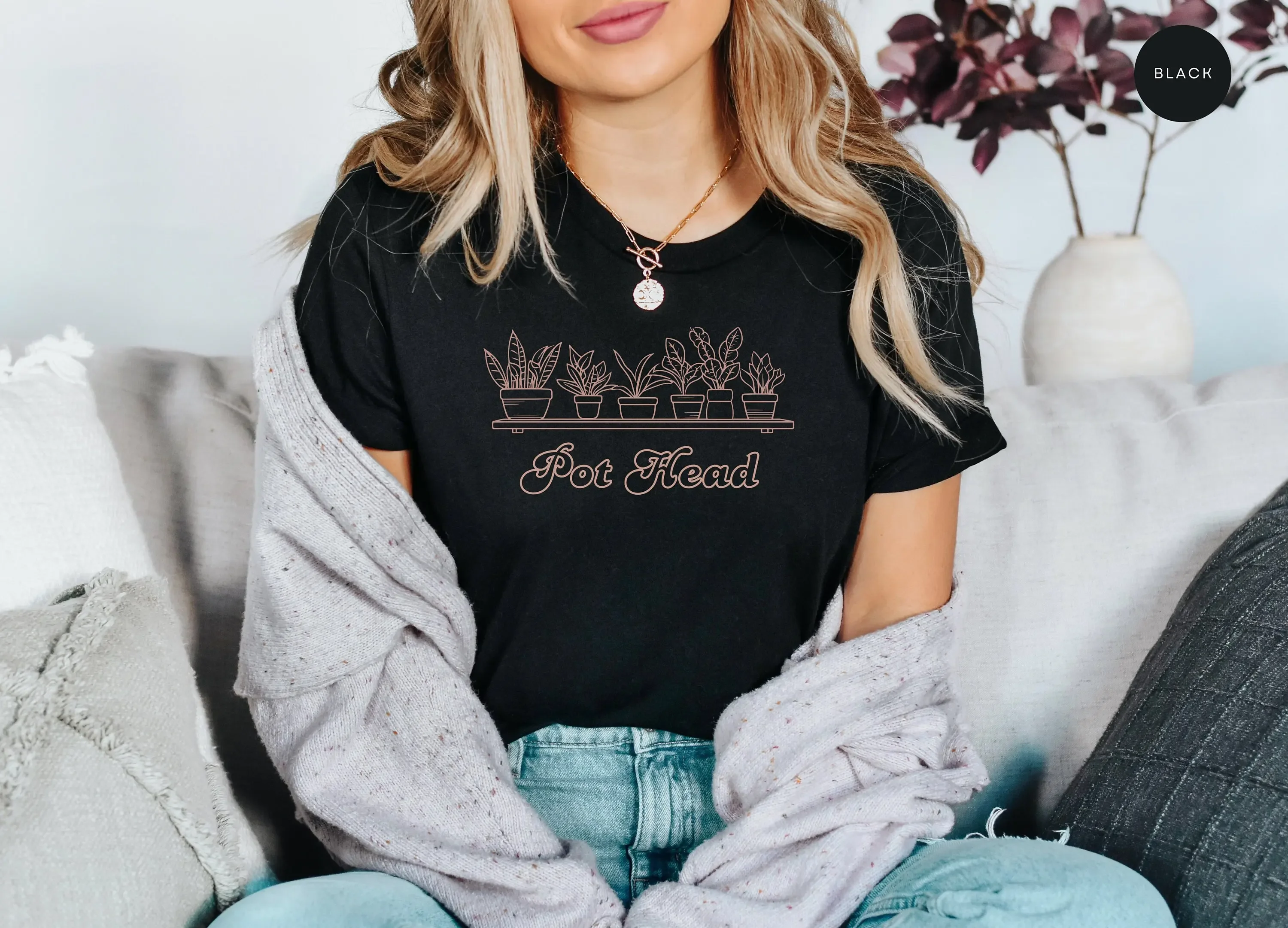 Pot Head Funny Gardening T Shirt Plant Mama S Love Lover