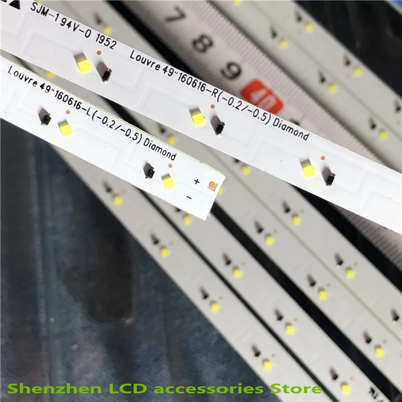 514MM per striscia LED per Sam cantato t2 49 "BN95-03721A unun49k5300 31LED lef t destra 100% nuovo 1