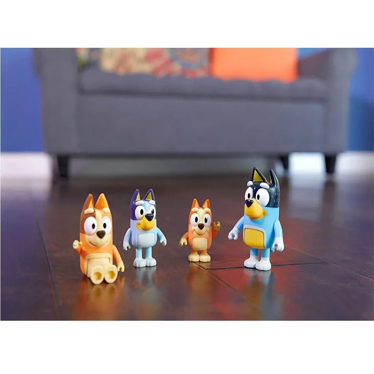 Bluey And Friends Set Of 4 Pieces Model Decoration Toy Christmas Present