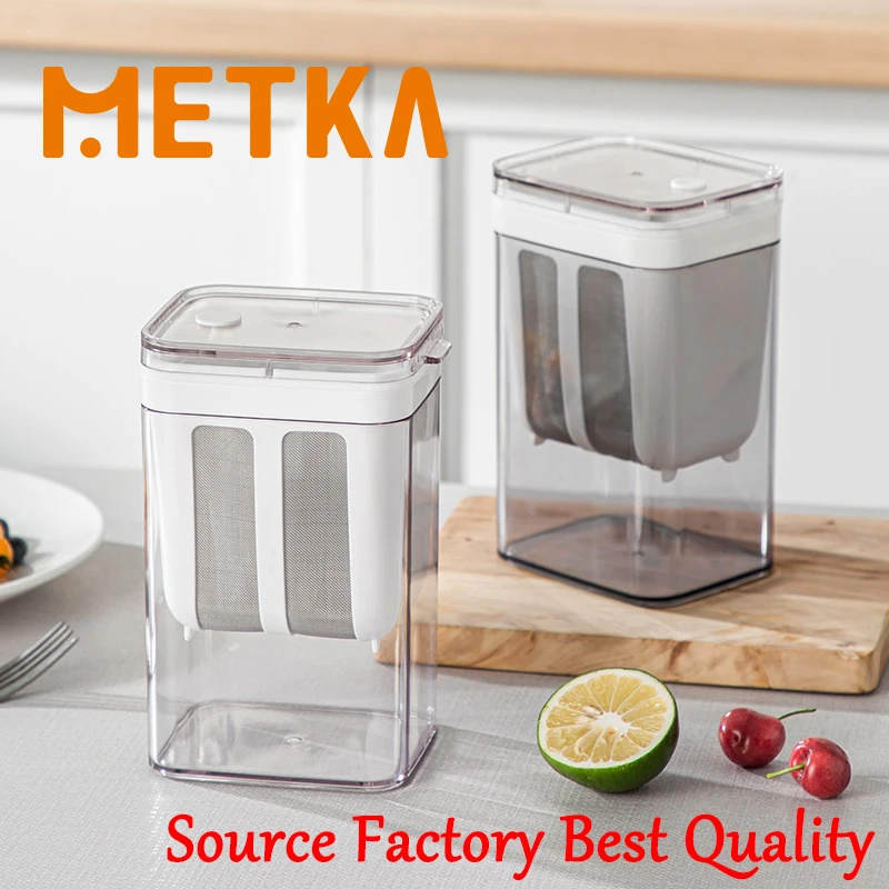 METKA Yogurt Filter Stainless Steel Greek Yogurt Strainer Whey Separation Tools Cheese Moisture Seperator Kitchen Accessories