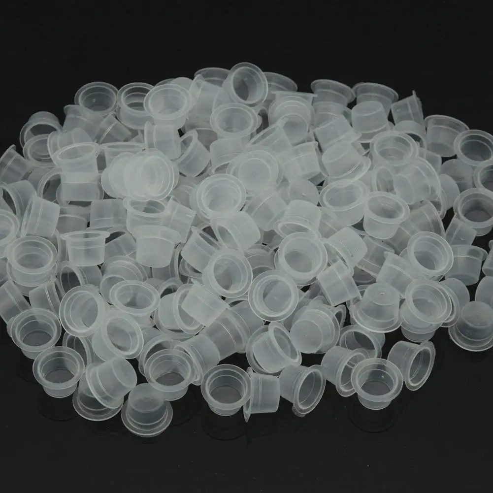 Pigment Cups for , 300pcs/bag 13mm Medium Tattoo Ink Rings Disposable for Microblading Pigment Cups