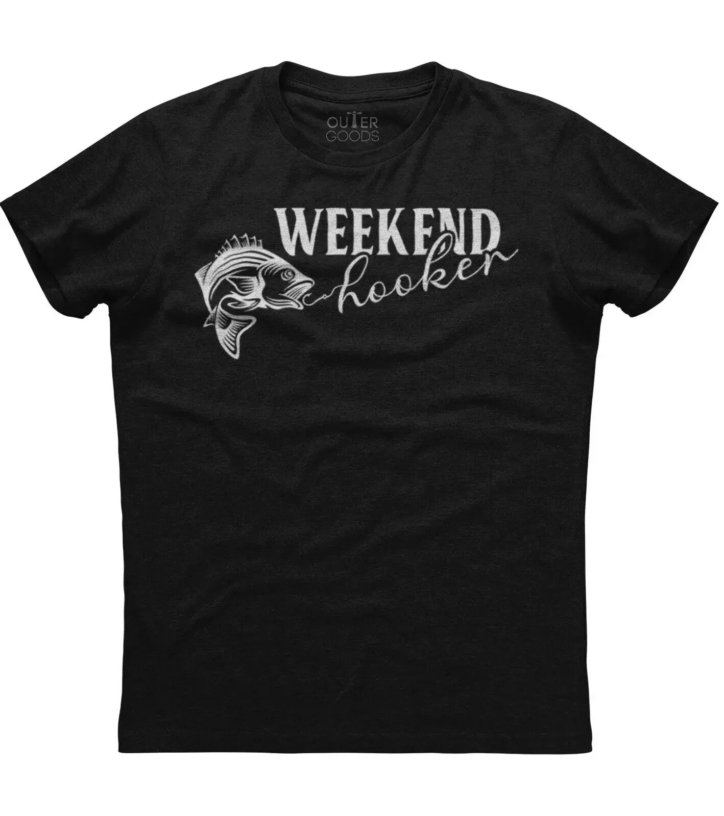 Weekend Hooker. Funny Fishing Graphic Design T-Shirt. Summer Cotton O-Neck Short Sleeve Mens T Shirt New S-3XL