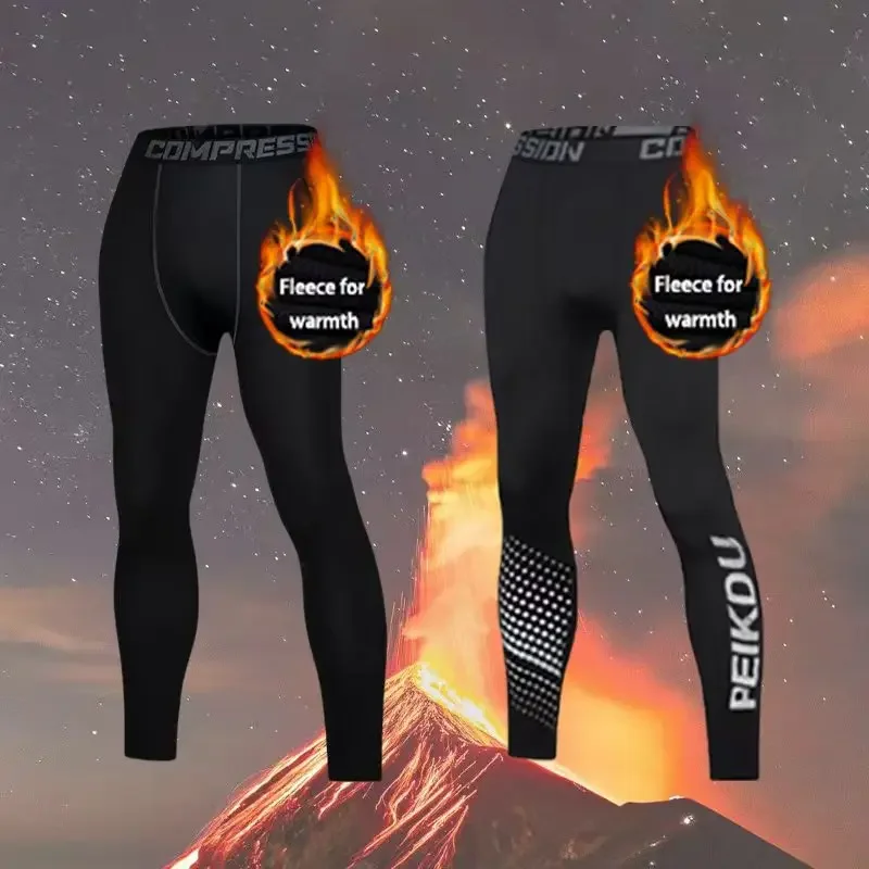 

A two-piece set of best-selling running warm tight pants in 2025, highly elastic and quick-drying, warm and comfortable