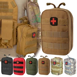 Borsa da campeggio Kit di pronto soccorso di sopravvivenza borsa marsupio medico viaggio di emergenza campeggio Oxford Molle Pouch