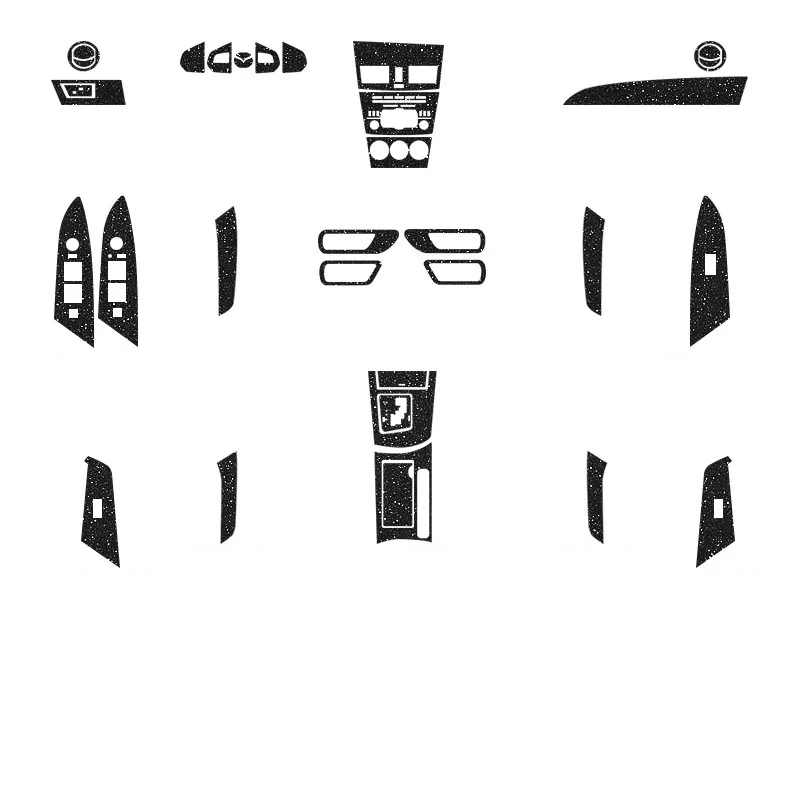 ل Mazda3 2011-2014 نماذج السماء المرصعة بالنجوم طبقة حماية الداخلية المضادة للخدش تعديل الديكور الداخلي للسيارة #2