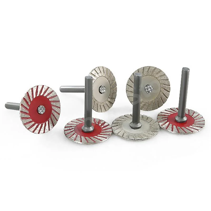 40mm Diamond Cutting Blade Circular Saw Blade Cutting Wheel Disc 6mm Shank Engraving Tool Heads For Stone Granite Woods Marble